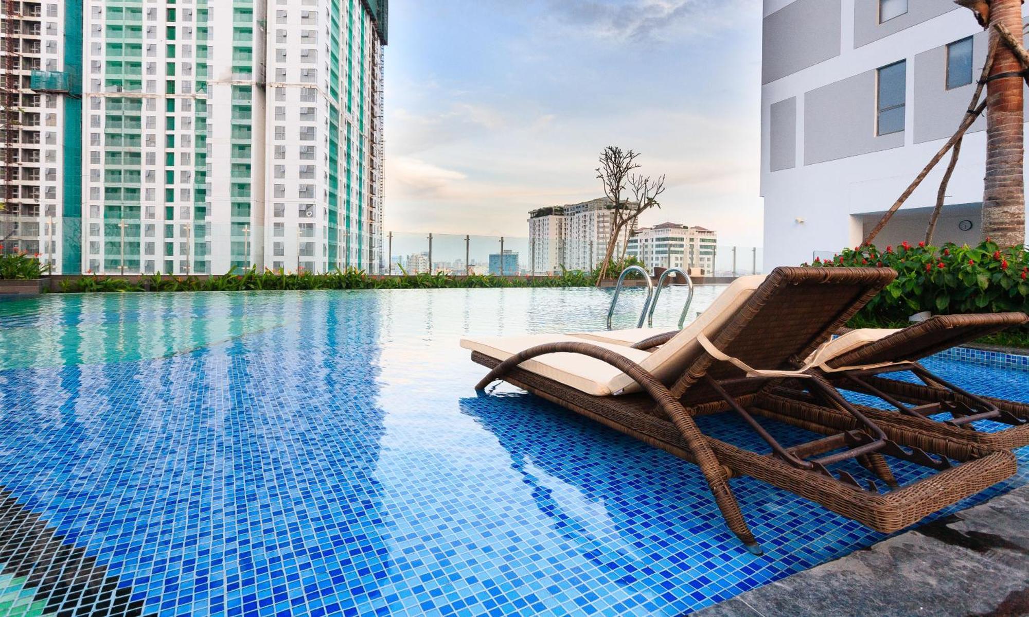 Elysium Cbd Rivergate Apartment - Pool - Free 4G Sim For 3 Nights Ho Si Minh-város Kültér fotó
